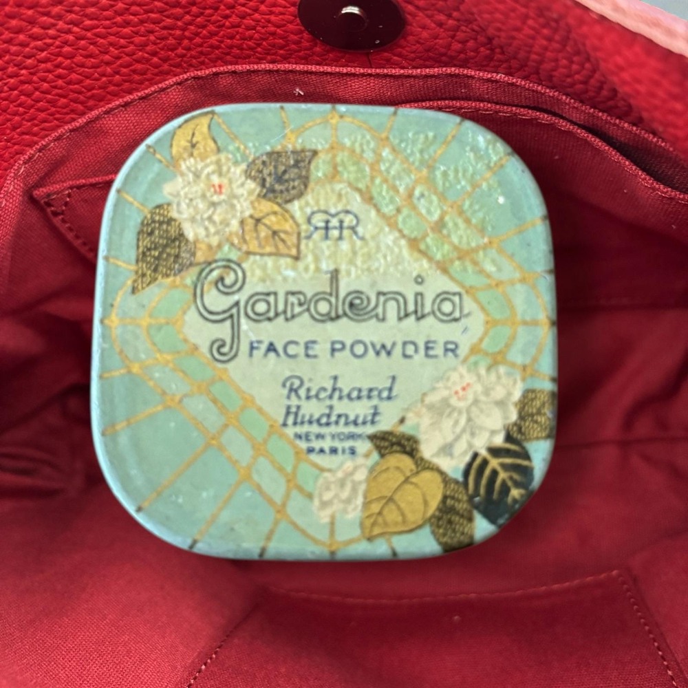 Richard‎ Hudnut Gardenia Face Powder Vintage Tin Collectible Makeup